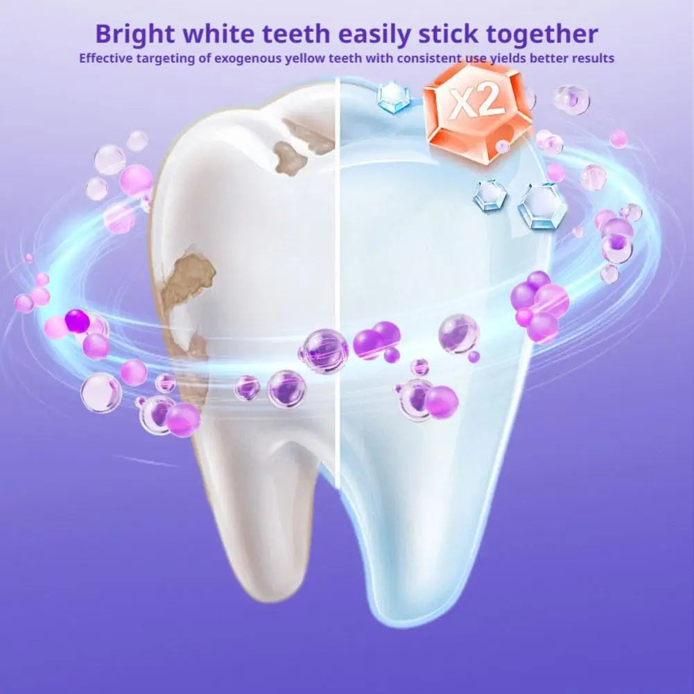 V34 Purple Teeth Whitening Strips
