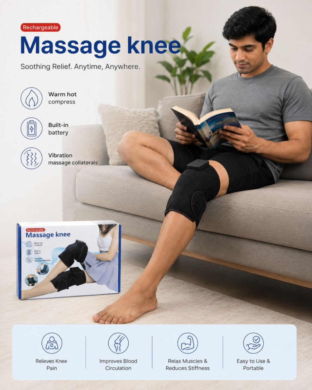 EdenFlex™ 3 in 1 Heating Massager